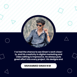 Best digital marketer | graphic designer in nilambur-testimonial